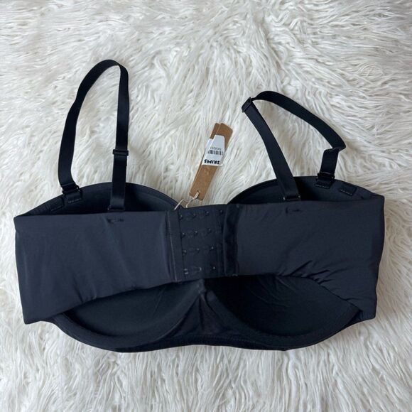 Skims Ultimate Push Up Strapless Bra Onyx Size 38DD - Picture 5 of 7
